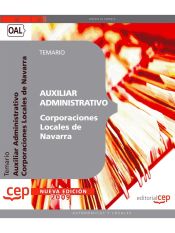 Portada de Auxiliar Administrativo Corporaciones Locales de Navarra. Temario
