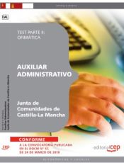 Portada de Auxiliar Administrativo. Junta de Comunidades de Castilla-La Mancha. Test Parte II: Ofimática