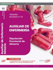 Portada de Auxiliar de Enfermería Diputación Provincial de Almería. Temario Bloques II y III