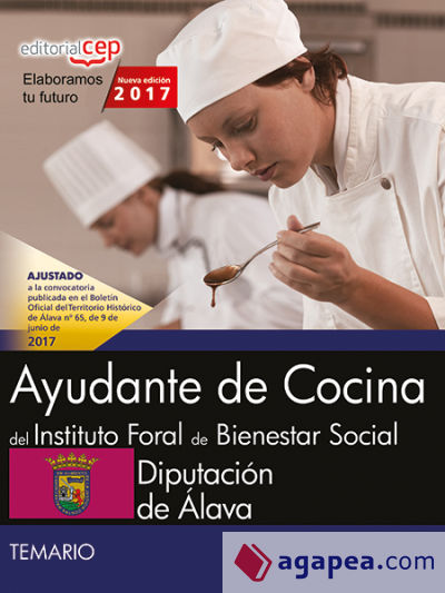 Ayudante de Cocina del Instituto Foral de Bienestar Social. Diputación de Álava. Temario