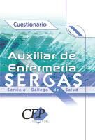 Portada de CUESTIONARIO OPOSICIONES AUXILIAR DE ENFERMERÍA DEL SERVICIO GALLEGO DE SALUD (SERGAS)