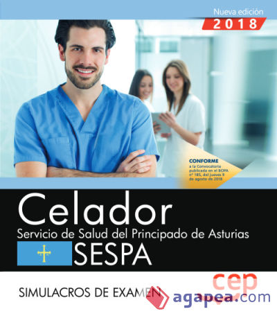 Celador del Servicio de Salud del Principado de Asturias. SESPA. Simulacros de examen