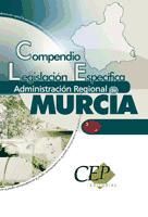 Portada de Compendio Legislación Específica Oposiciones Administración Regional de Murcia