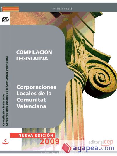 Compilación legislativa. Corporaciones locales de la Comunitat Valenciana. Oposiciones