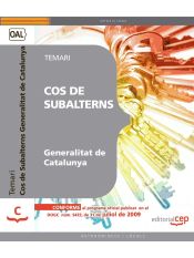 Portada de Cos de Subalterns de la Generalitat de Catalunya. Temari