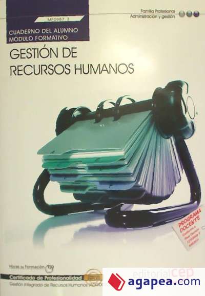 Cuaderno Del Alumno Gestion De Recursos Humanos Mf02383 Certificados De Profesionalidad 