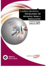 Portada de Cuaderno del Alumno Manual Manipulador de Alimentos. Bares y Restaurantes. Formación para el Empleo