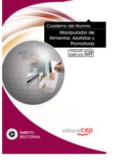 Portada de Cuaderno del alumno Manipulador de Alimentos. Azafatas y Promotoras. Formación para el Empleo