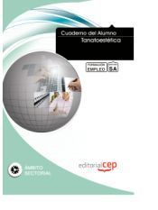 Portada de Cuaderno del alumno Tanatoest&eacute;tica. Formaci&oacute;n para el Empleo