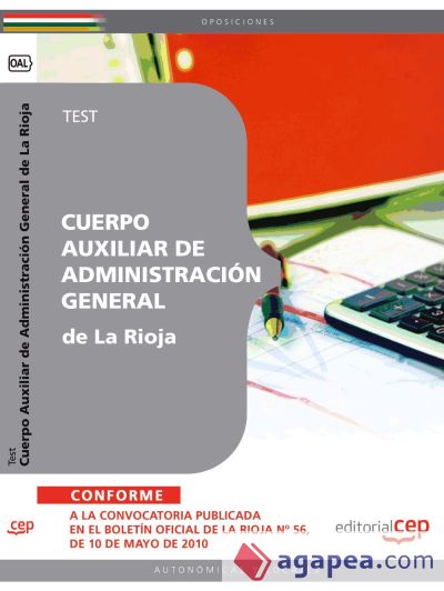 Cuerpo Auxiliar de Administración General de La Rioja. Test