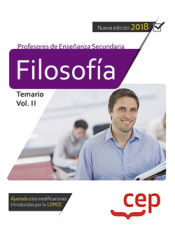 Portada de Cuerpo de Profesores de Enseñanza Secundaria. Filosofía. Temario Vol. II