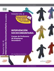 Portada de Cuerpo de Profesores de Enseñanza Secundaria. Intervención Sociocomunitaria. Temario. Vol. III