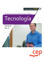 Portada de Cuerpo de Profesores de Enseñanza Secundaria. Tecnología. Temario Vol. II