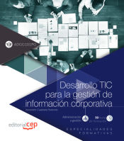 Portada de Desarrollo TIC para la gestión de información corporativa (ADGG101PO). Especialidades formativas