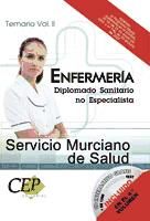 Portada de ENFERMERÍA SERVICIO MURCIANO DE SALUD. DIPLOMADO SANITARIO NO ESPECIALISTA. TEMARIO VOL. II