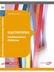 Portada de Electricistas Instituciones Públicas. Temario Vol. I