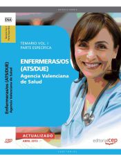 Portada de Enfermeras/os (ATS/DUE) Agencia Valenciana de Salud. Temario Vol. I. Parte Específica