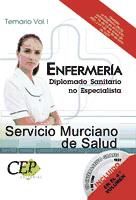 Portada de Enfermería Servicio Murciano de Salud. Diplomado Sanitario No Especialista. Temario Vol. I