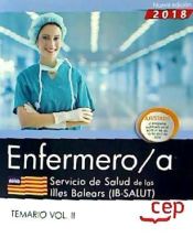 Portada de Enfermero/a. Servicio de Salud de las Illes Balears (IB-SALUT). Temario Vol. II