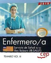 Portada de Enfermero/a. Servicio de Salud de las Illes Balears (IB-SALUT). Temario Vol. III