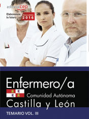 Portada de Enfermero/a de la Administración de la Comunidad de Castilla y León. Temario Vol. III