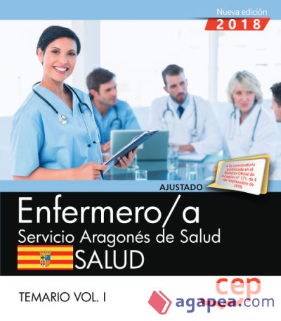 Enfermero/a del Servicio Aragonés de Salud. SALUD. Temario. Vol. I