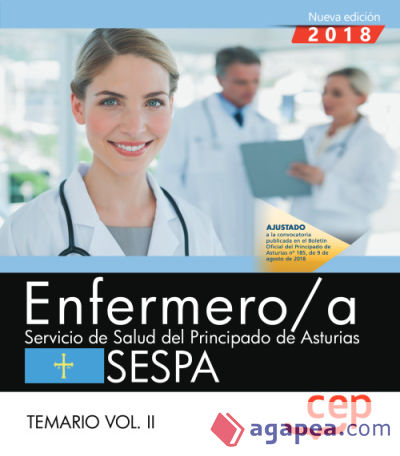 Enfermero/a del Servicio de Salud del Principado de Asturias. SESPA. Temario Vol.II