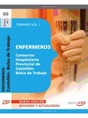 Portada de Enfermeros del Consorcio Hospitalario Provincial de Castellón. Bolsa de Trabajo. Temario Vol. I