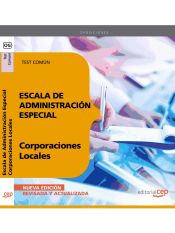 Portada de Escala de Administración Especial. Corporaciones Locales. Test Común