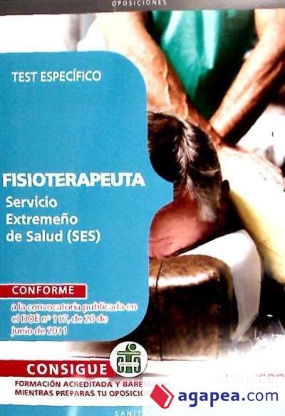 Fisioterapeuta. Servicio Extremeño de Salud. Test Específico