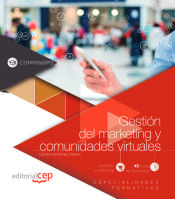 Portada de Gestión del marketing y comunidades virtuales (COMM060PO). Especialidades formativas