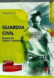 Portada de Guardia Civil. Escala de Cabos y Guardias. Temario, volumen II