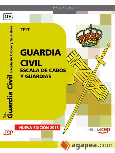 Guardia Civil. Escala de Cabos y Guardias. Test