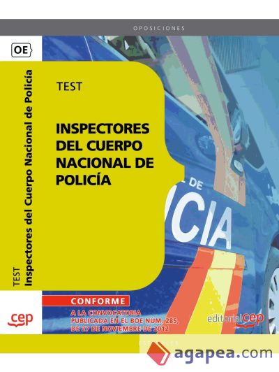 Inspectores del Cuerpo Nacional de Policía. Test