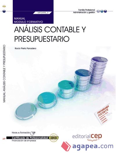 Manual Análisis contable y presupuestario. Certificados de Profesionalidad. Financiación de Empresas