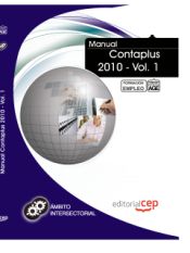 Portada de Manual Contaplus 2010 - Vol. 1. Formación para el Empleo