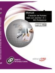 Portada de Manual Creación de Portales Web con Joomla 1.5 + SEO Profesional. Formación para el Empleo