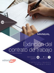 Portada de Manual. Extinción del contrato de trabajo (ADGD106PO). Especialidades formativas