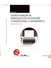 Portada de Manual Gestión auxiliar de reproducción en soporte convencional o informático