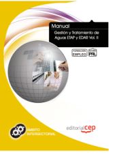 Portada de Manual Gestión y Tratamiento de Aguas ETAP y EDAR Vol. II. Formación para el Empleo