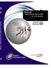 Portada de Manual Implantación de la LOPD en la Empresas. Formación para el Empleo