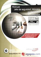 Portada de Manual Jefe de seguridad. Módulos Profesionales Actualizados