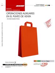 Portada de Manual Operaciones auxiliares en el punto de venta. Certificados de Profesionalidad. Actividades auxiliares de comercio. Edición color