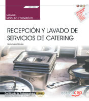 Portada de Manual. Recepción y lavado de servicios de catering (MF1090_1). Certificados de profesionalidad. Operaciones básicas de catering (HOTR0308)