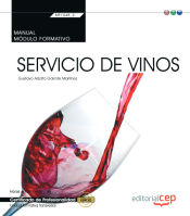 Portada de Manual. Servicio de vinos (MF1048_2: Transversal). Certificados de profesionalidad