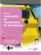 Portada de Manual Vigilantes de Transporte de Seguridad