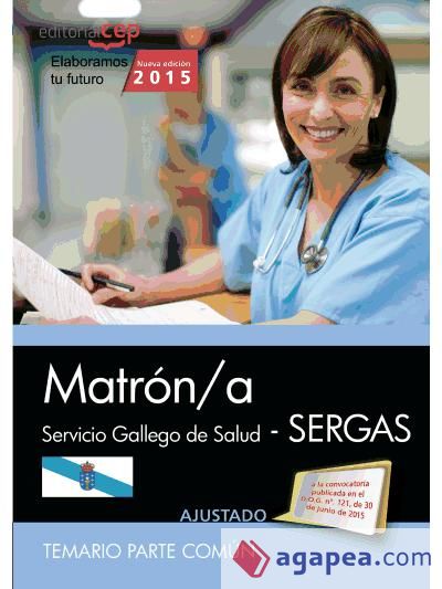 Matrón/a del Servicio Gallego de Salud (SERGAS). Temario parte común