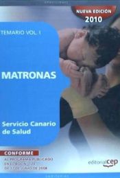 Portada de Matronas del Servicio Canario de Salud. Temario Vol. I