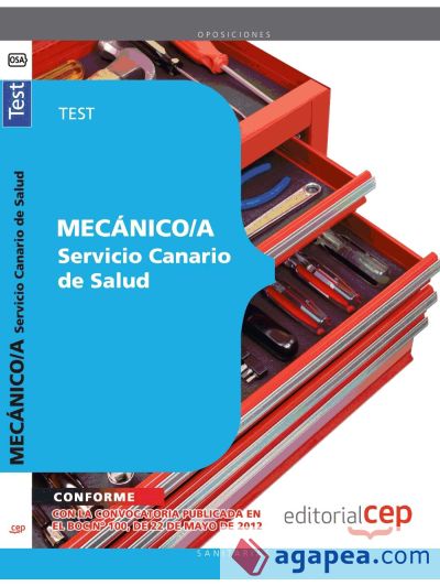 Mecánico/a del Servicio Canario de Salud. Test