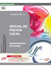 Portada de Oficial de Policía Local del Ayuntamiento de Sevilla. Temario Vol. II